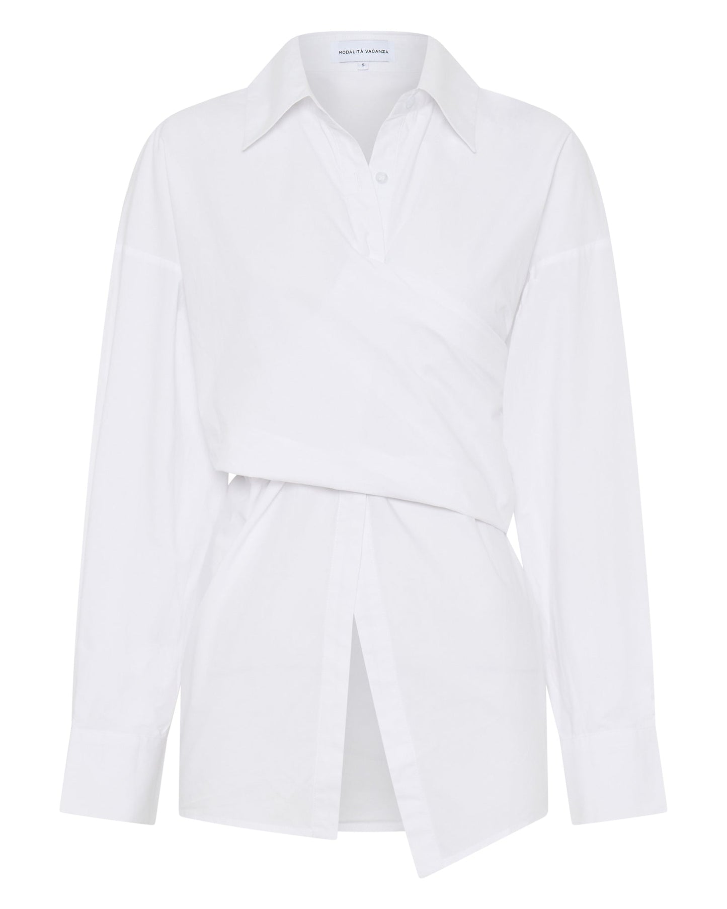Modalita' Vacanza Wrap Shirt - White