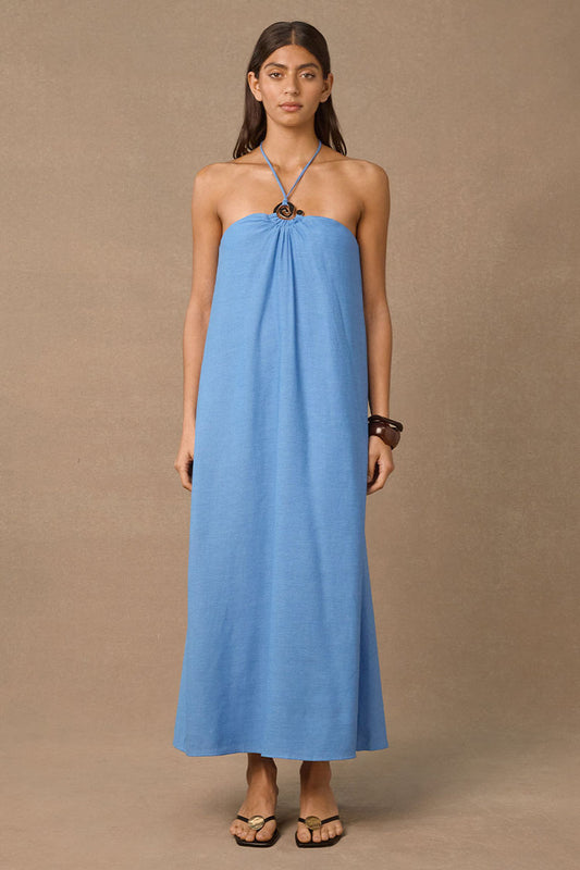 Mon Renn Aelia Dress Blue