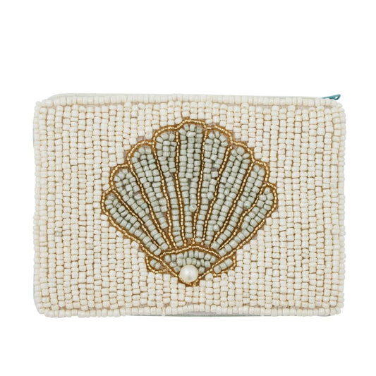 Haze Venus Beaded Purse - Seafoam