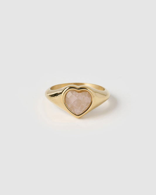 Arms Of Eve Romance Ring - Rose Quartz