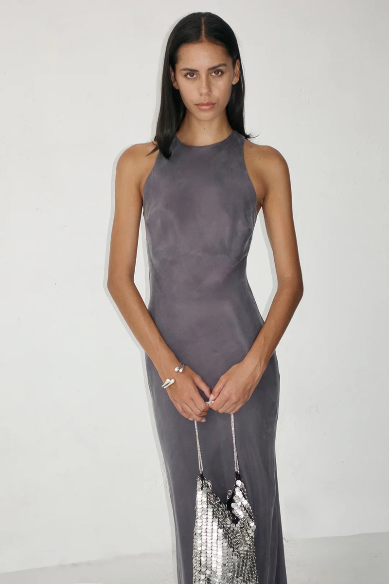 Ownley Sienna Slip Dress Slate