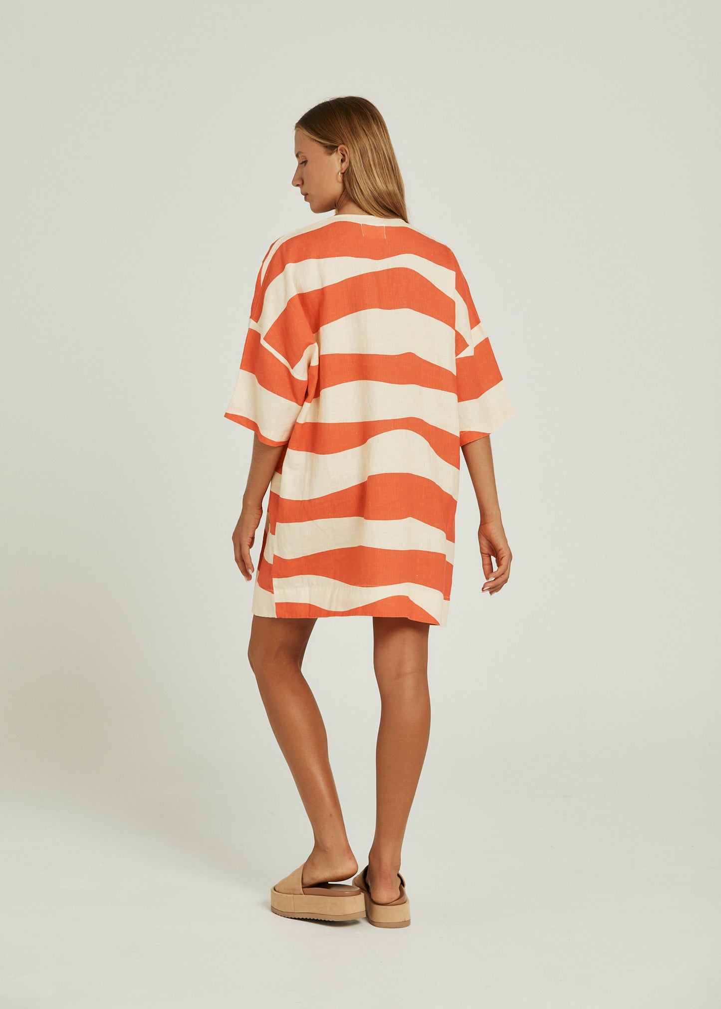 Pippa Ridley Summer Tunic Coral Wave