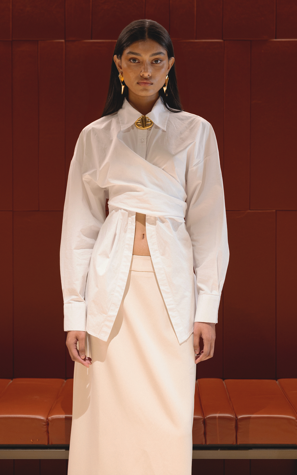 Modalita' Vacanza Wrap Shirt - White