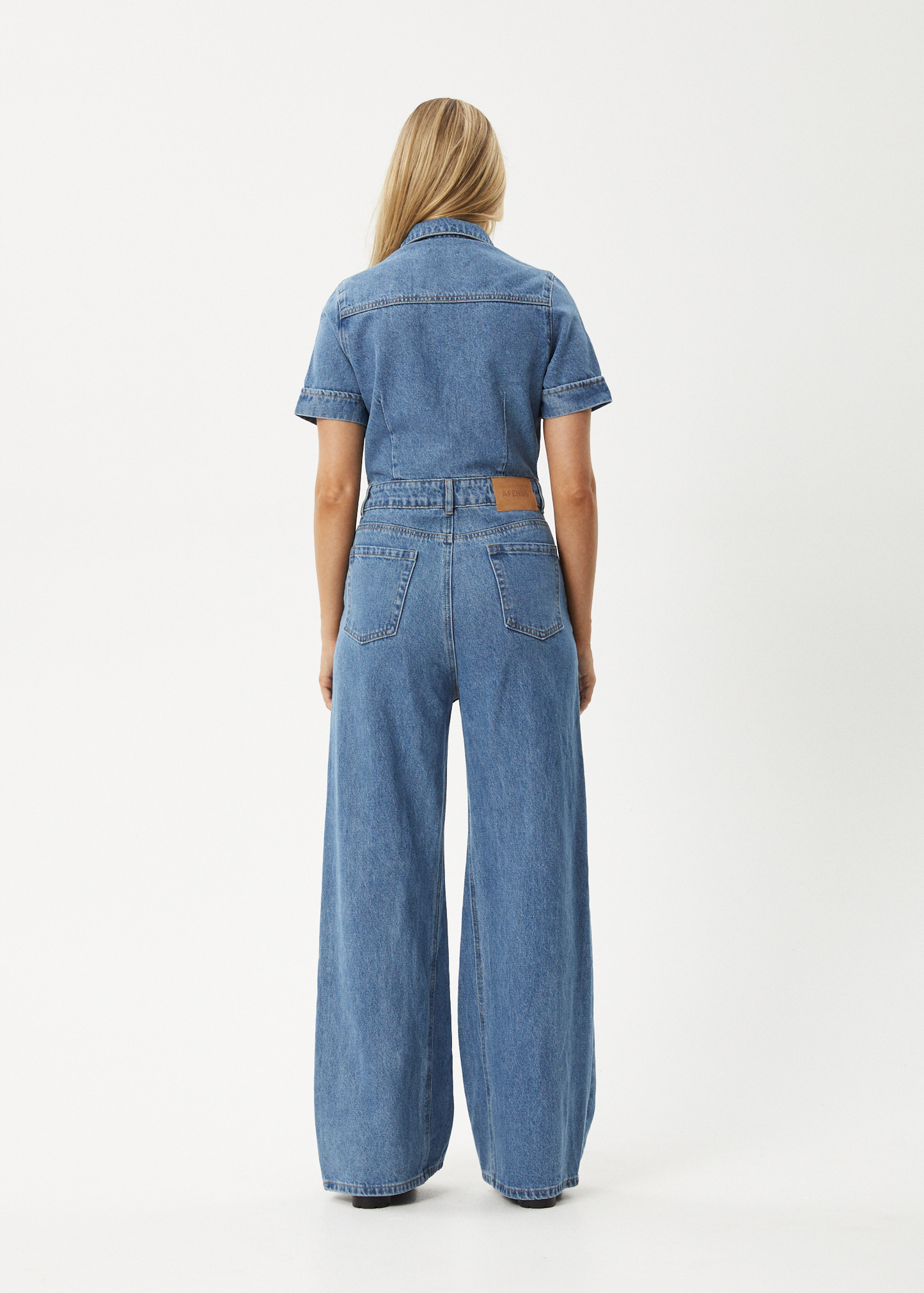 Afends Miami Jumpsuit - Worn Blue