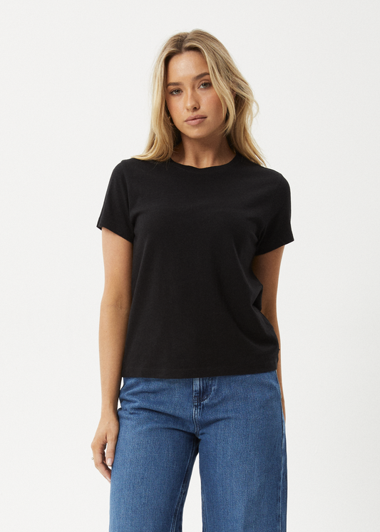 Afends Eden Tee Black