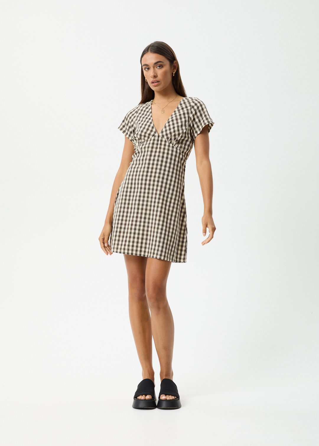 Afends - Gambet Check Tea Dress