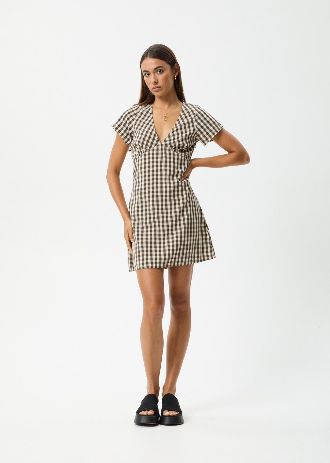 Afends - Gambet Check Tea Dress