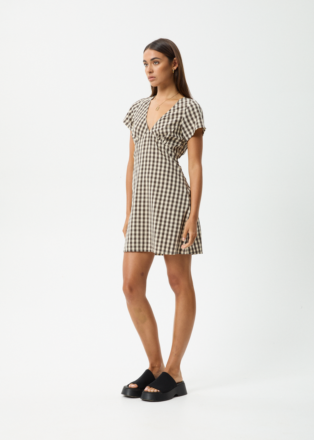 Afends - Gambet Check Tea Dress