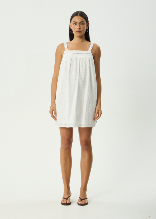 Afends Kindred Mini Dress White