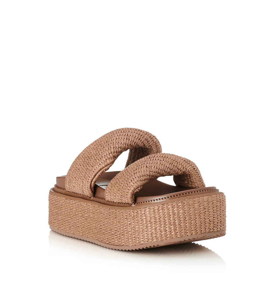 Alias Mae Yvette Pecan Raffia