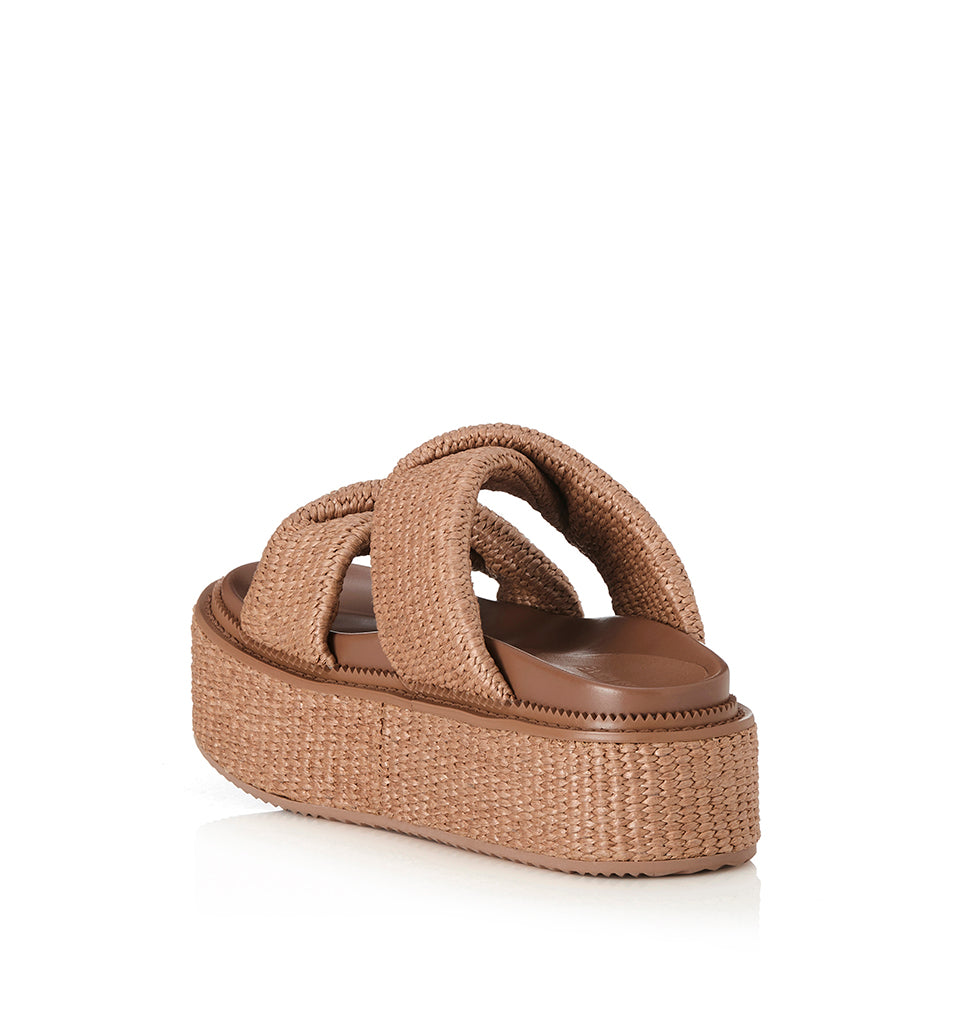 Alias Mae Yvette Pecan Raffia