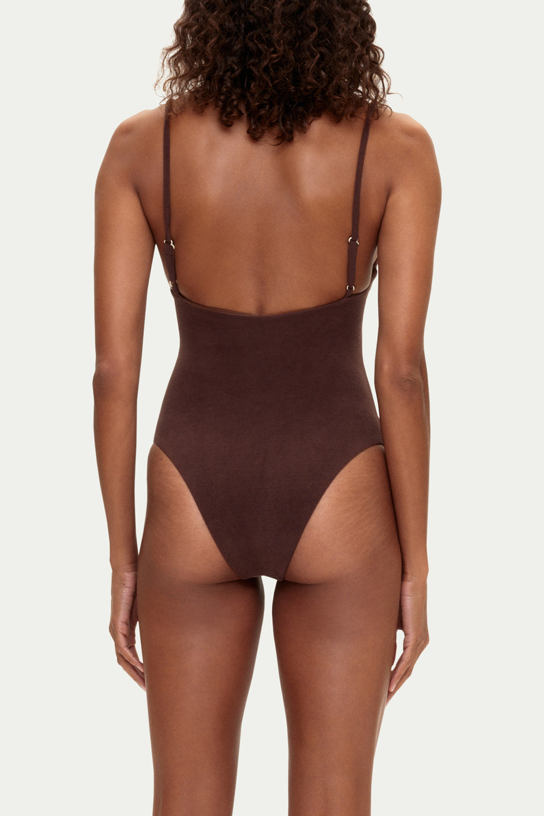 Zulu and Zephyr Towelling One Piece - Chocolate