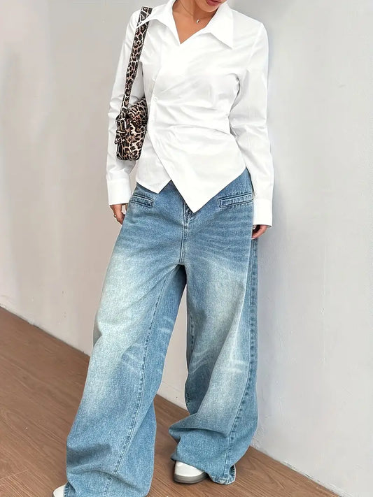Haze French Blouse - White