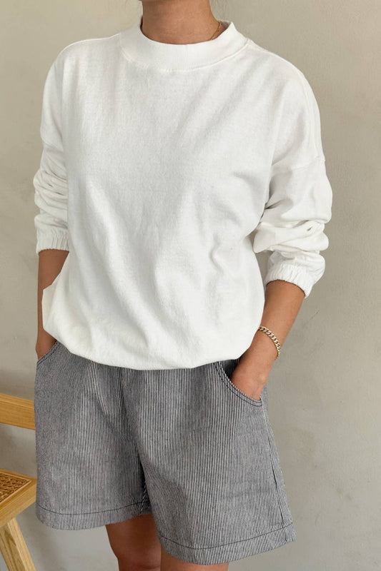 Le Bon Shoppe - Daisy Long Sleeve Top White