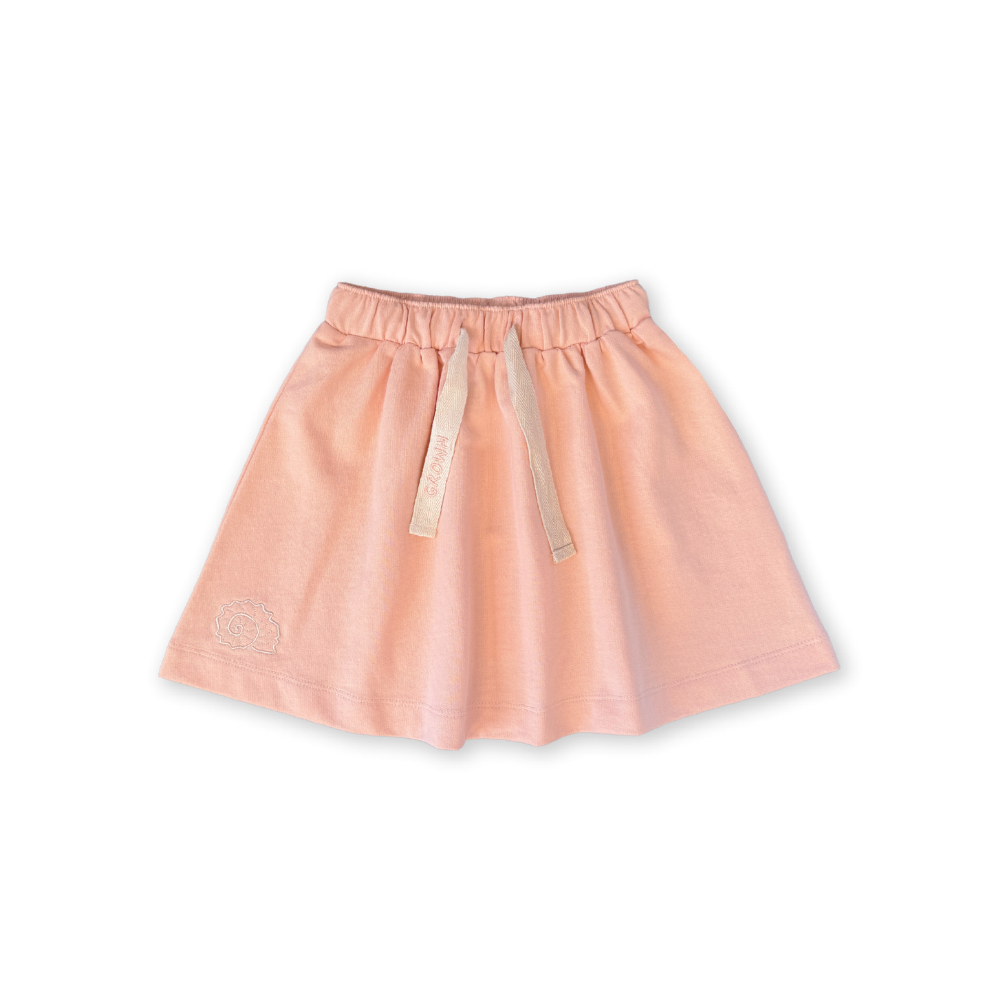 Grown French Terry Shell Skirt - Peachy