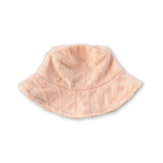 Grown Terry Flow Bucket Hat - Peachy