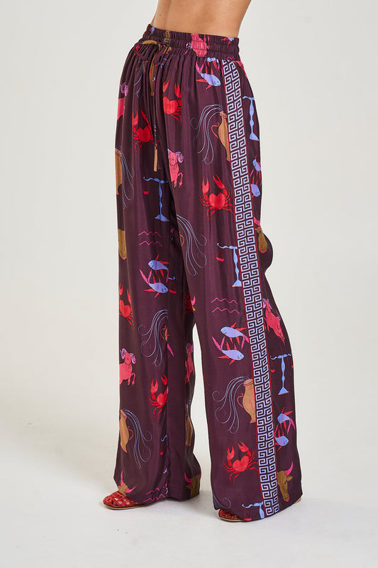 Summi Summi WIDE LEG PANT - ZODIAC
